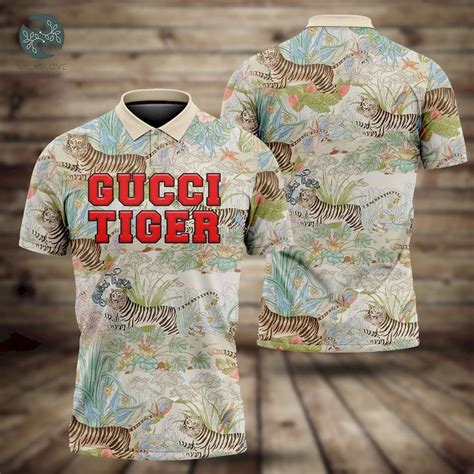 gucci polo with tiger|gucci tiger print.